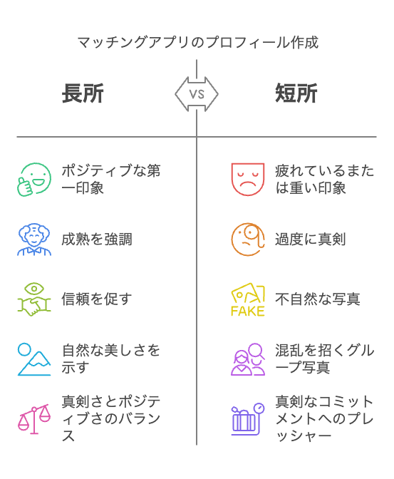 マッチングアプリで失敗しないプロフィール作成法