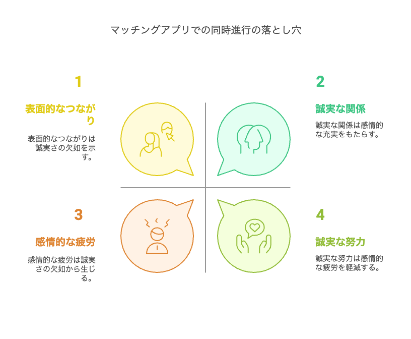 同時進行で後悔した女性のリアル体験とは?