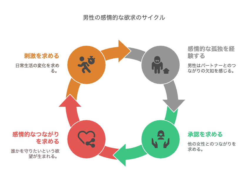 既婚男性が恋愛に走る理由とは?