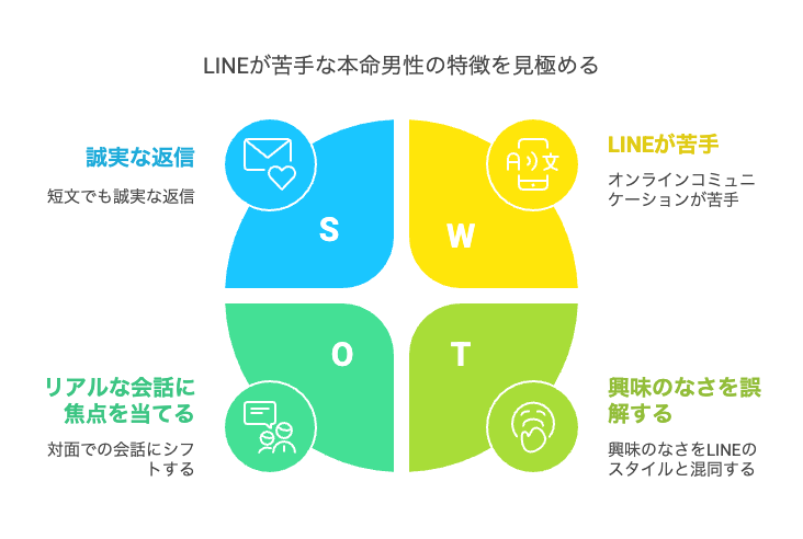 LINEが苦手な本命男性の特徴とは?