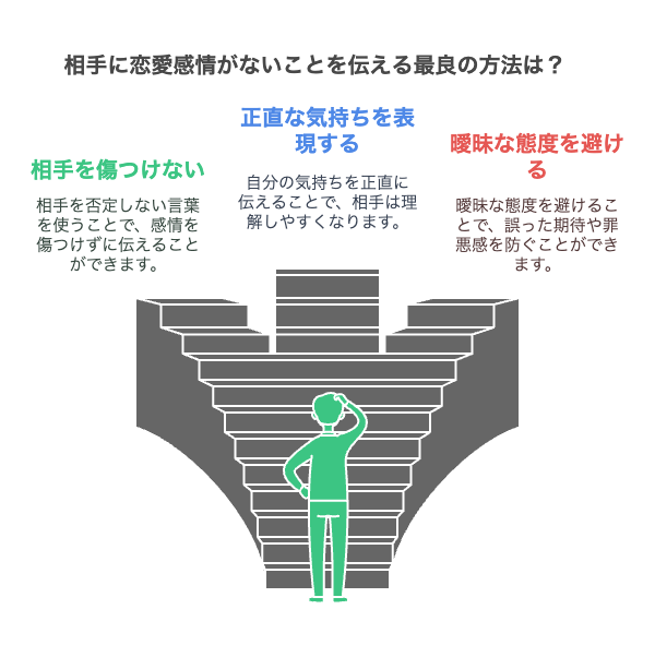 マッチングアプリで恋愛感情がわかないとき、相手への伝え方