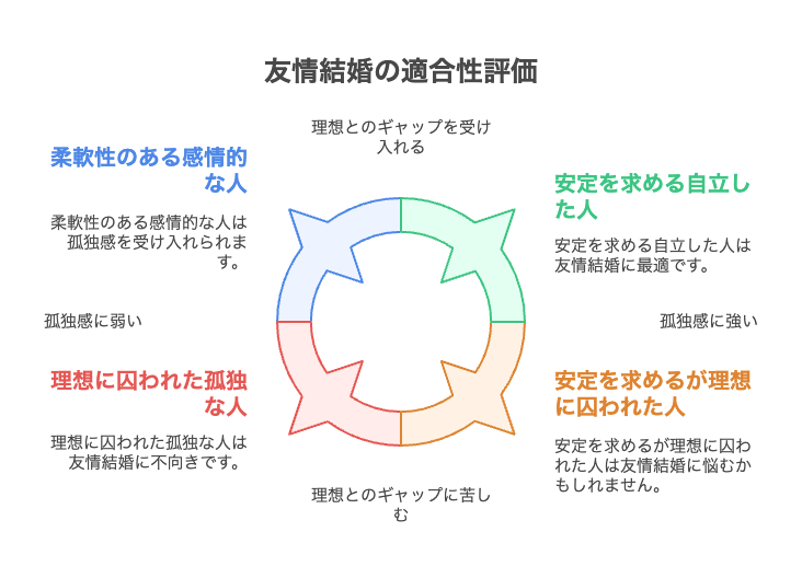 友情結婚に向いている人・向かない人の違い