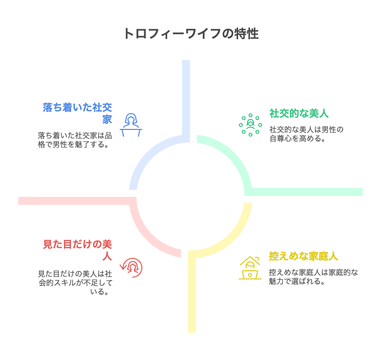 トロフィーワイフになりやすい女性の特徴