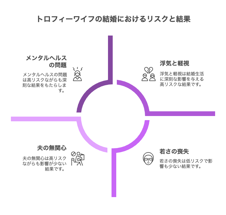 トロフィーワイフのデメリットと後悔した話