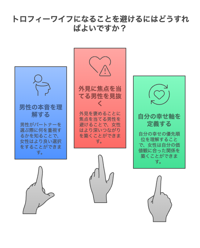 トロフィーワイフを避けたいならどうする?