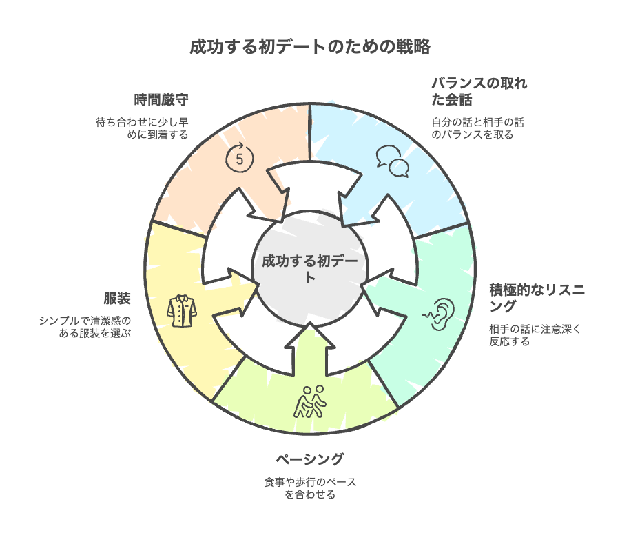 初デートで失敗しないためのコツ
