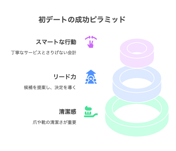 初デートで女性が見ているポイント
