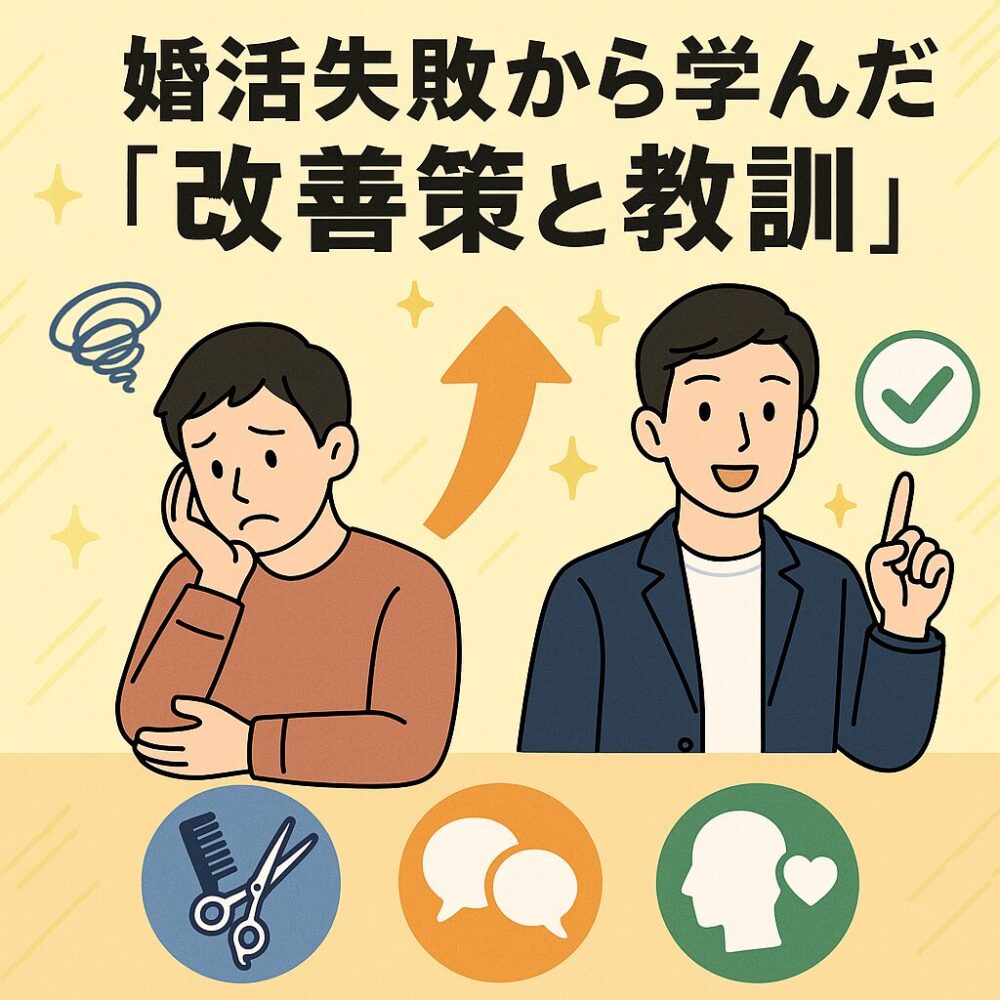 婚活失敗から学んだ「改善策と教訓」